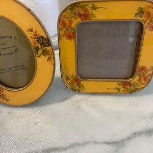 Vintage Floral  Picture Frame Set